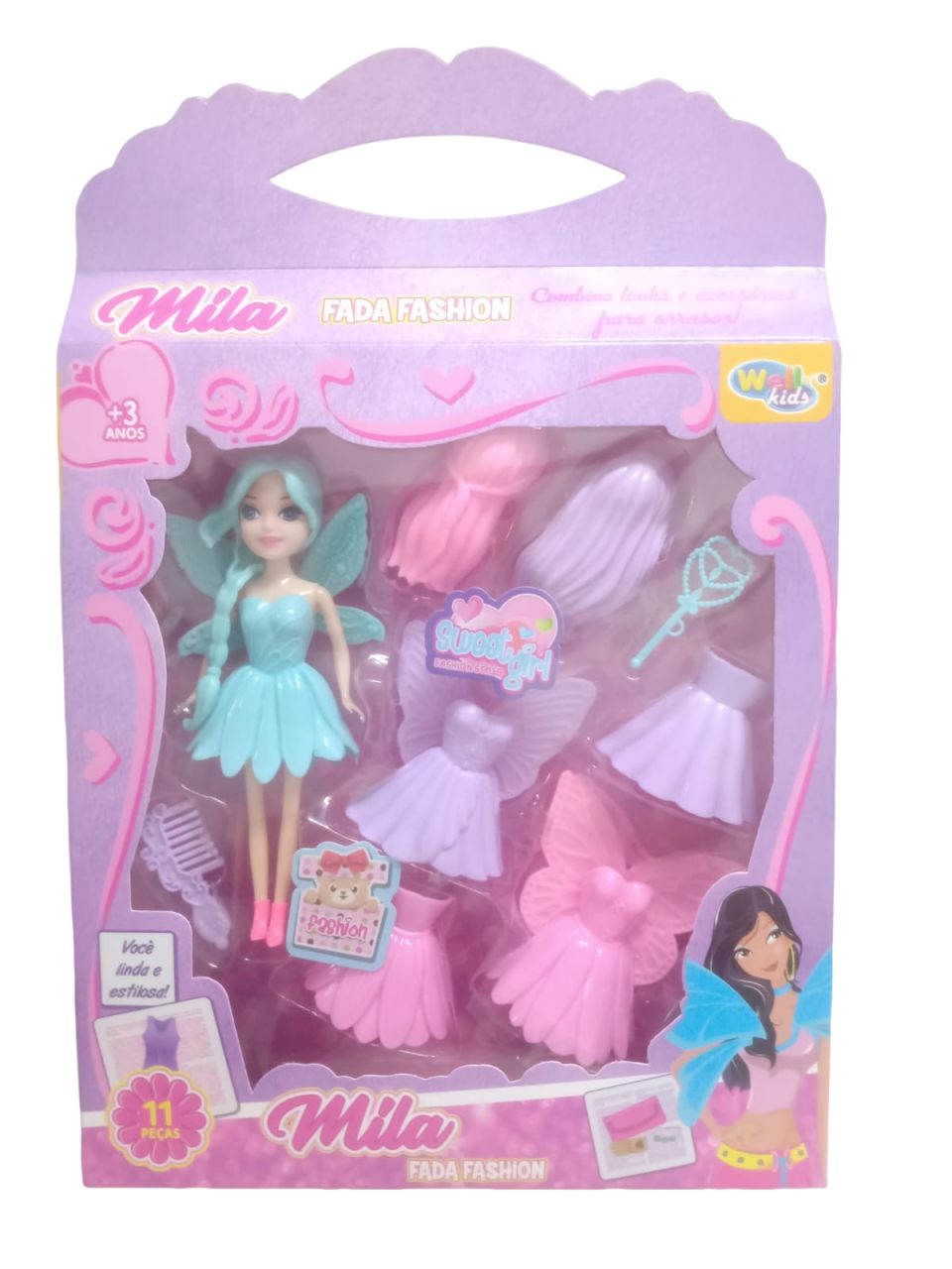 BONECA MILA FADA FASHION